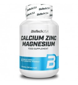 Calcium Zinc Magnesium 90 tab BioTech